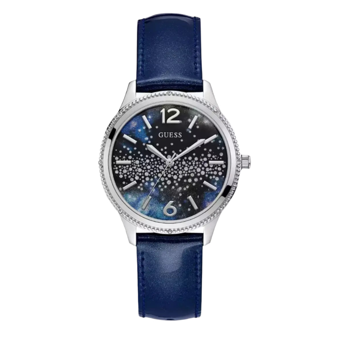 GUESS Blue Dial Analog Quartz Women's Watch W1028L1