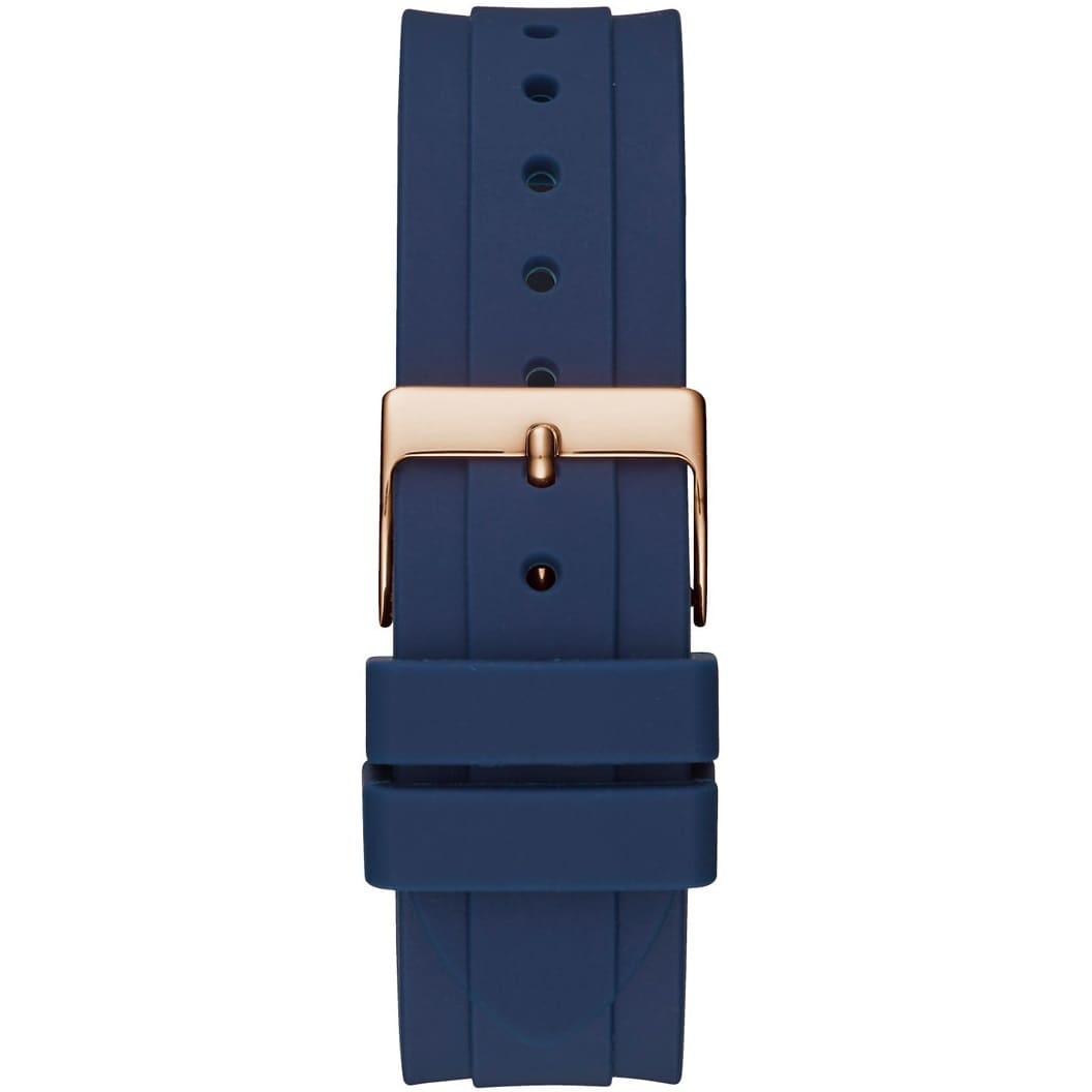 GUESS Silicone Analog Gold Dial Women Watch - W1098L6