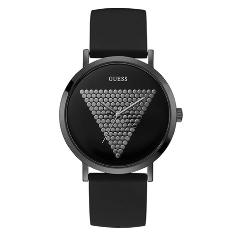 GUESS Imprint Black Round Dial Quartz Analog Men Watch W1161G2 - Buy Now at Sai Creations Watches