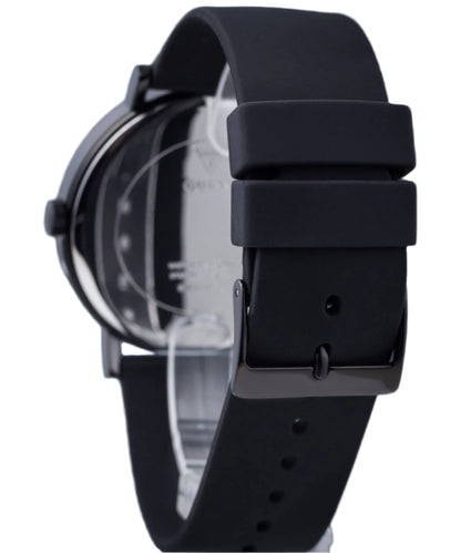 GUESS Imprint Black Round Dial Quartz Analog Men Watch W1161G2