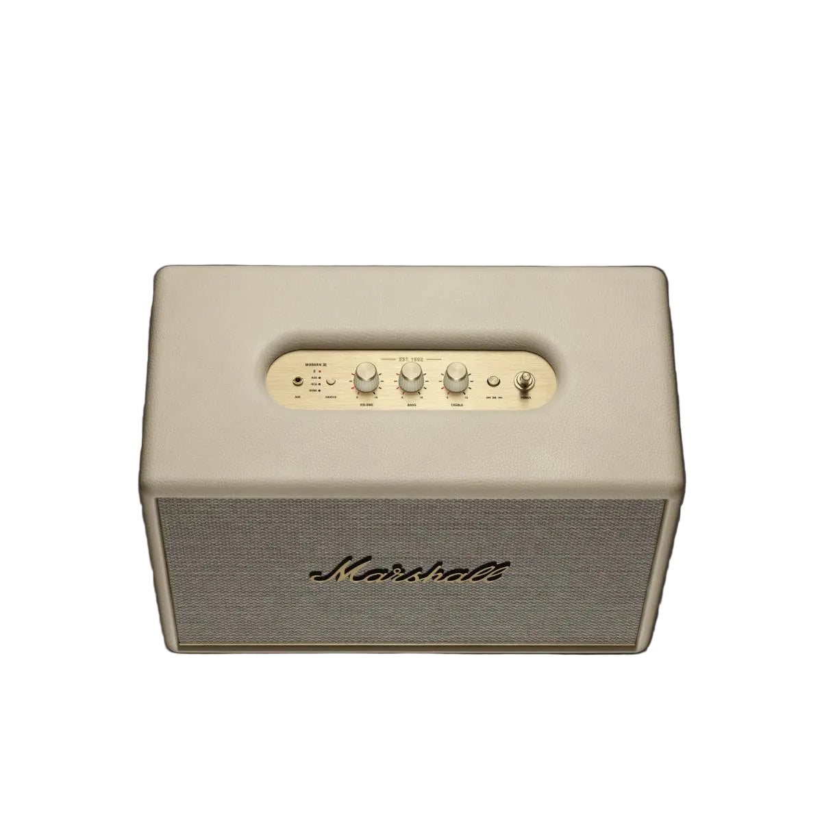 Marshall speaker on a dark background