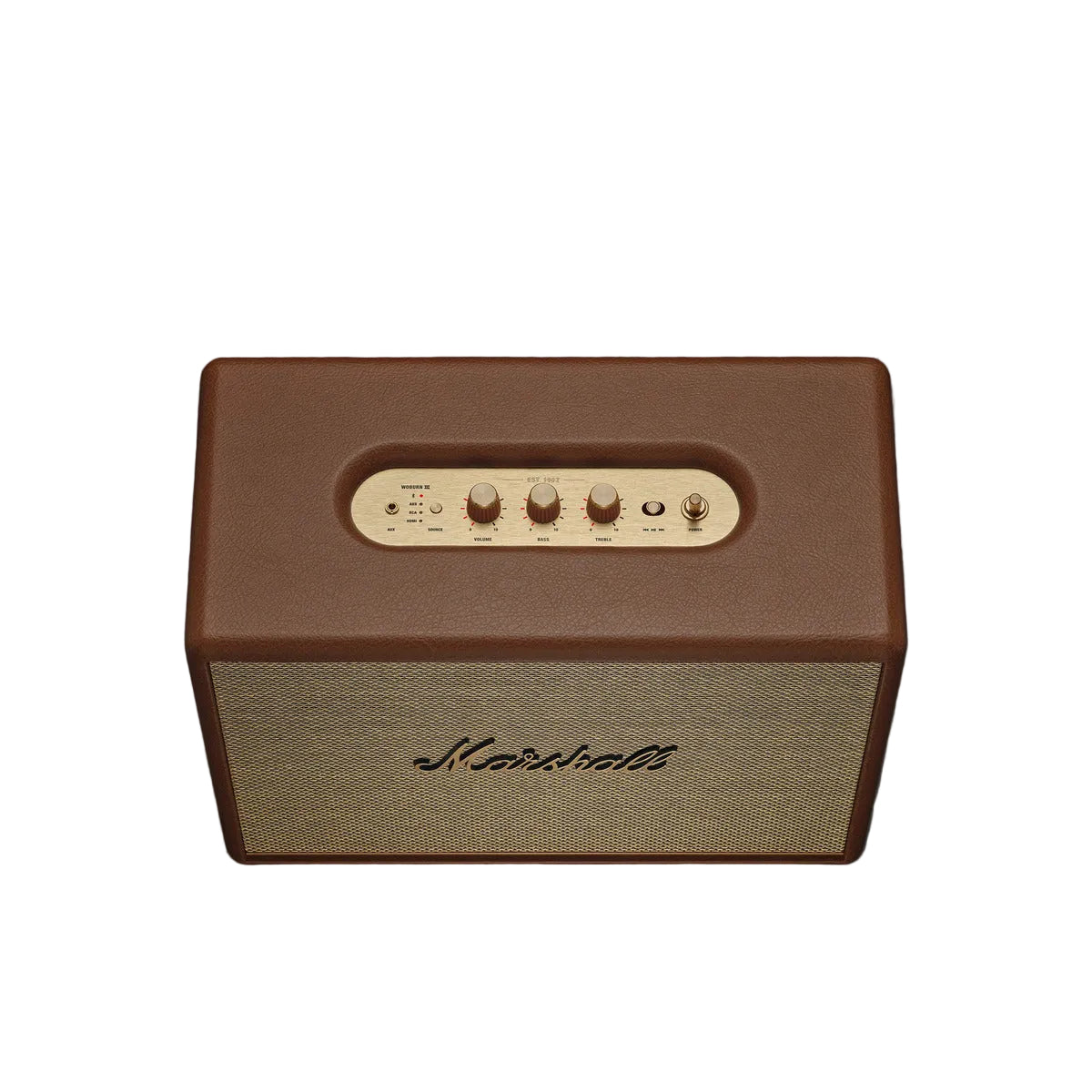 Marshall speaker on a dark background