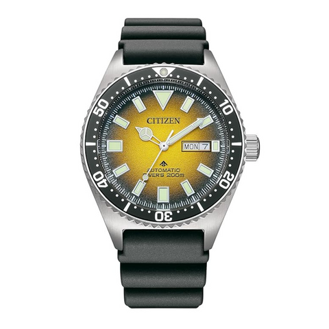 Citizen Promaster Automatic Yellow Dial Men’s Watch - NY0120-01X - Buy Now at Sai Creations Watches