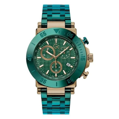 GC One Bronze & Green Dial Chronograph Men Watch Y70009G5MF