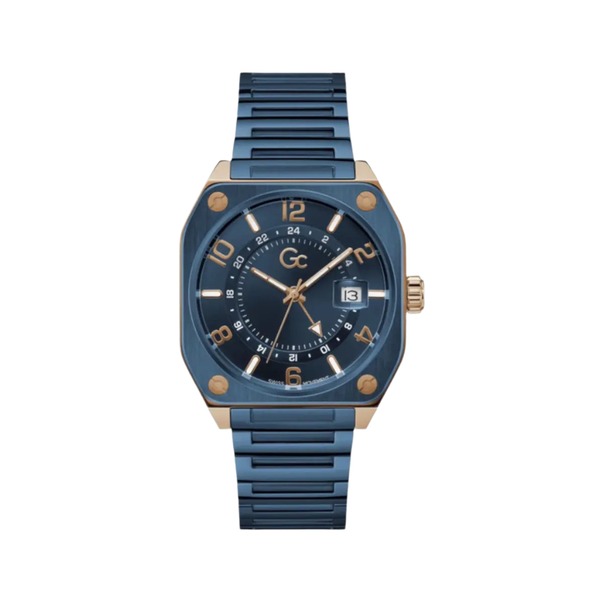 GC Men Airborne Blue Square Dial Analog Watch Z16008G7MF