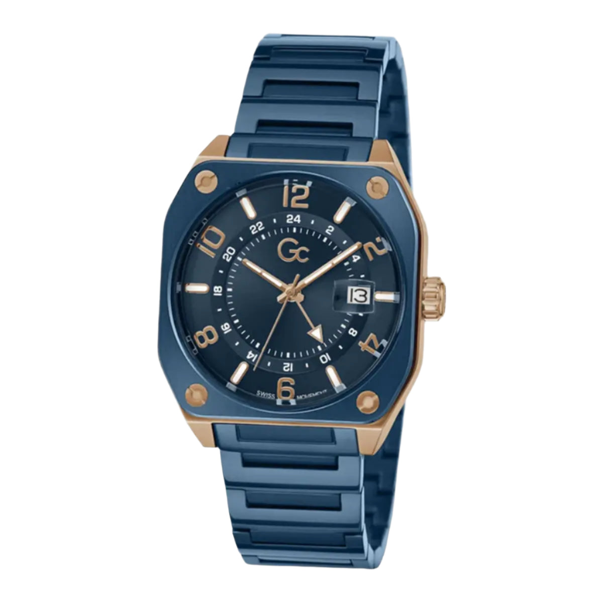 GC Men Airborne Blue Square Dial Analog Watch Z16008G7MF