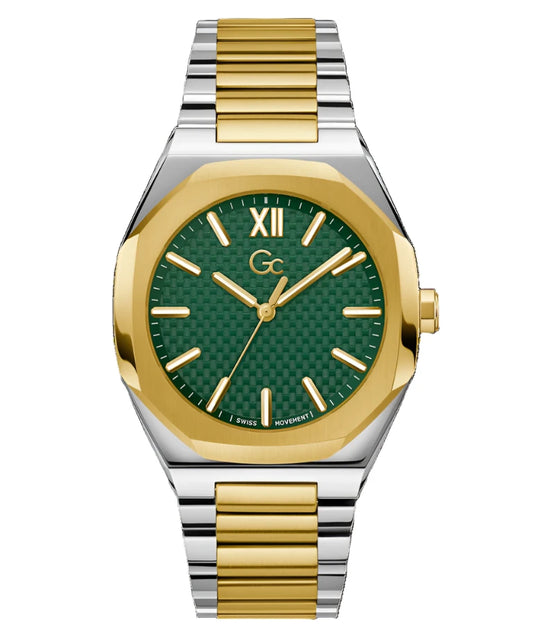 Z26002G9MF | GC Men's Green Analog Stainless Steel Watch