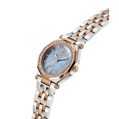 GC Gleam Blue Dial Analog Stainless Steel Women's Watch Z55002L7