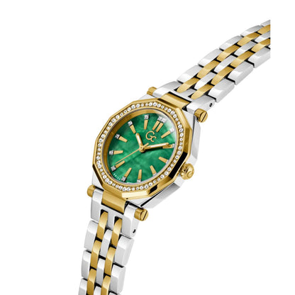 GC Gleam Quartz Green Dial Analog Watch For Women Z55003L9