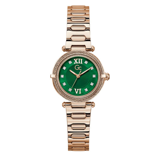 GC Vogue Cable Quartz Green Dial Analog Watch For Women Z57003L9