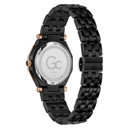 GC Gleam Black Dial Multi-Function Ceramic Women's Watch Z59002L2