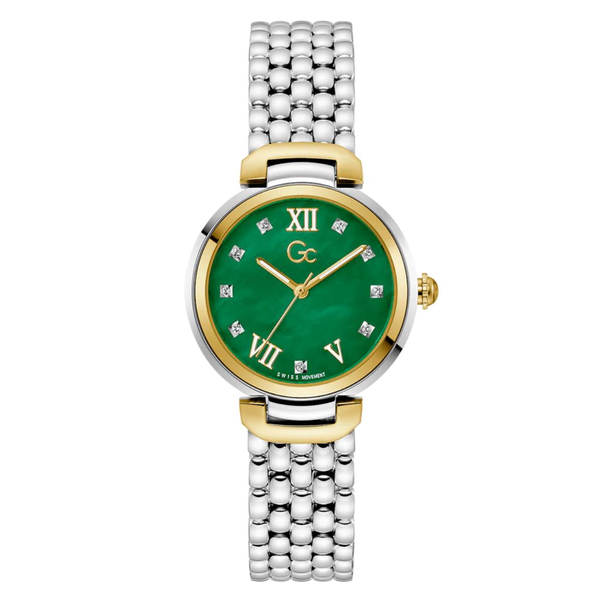 GC Quartz Allure Quartz Green Dial Analog Women's Watch Z64002L1