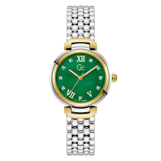 GC Quartz Allure Quartz Green Dial Analog Women's Watch Z64002L1
