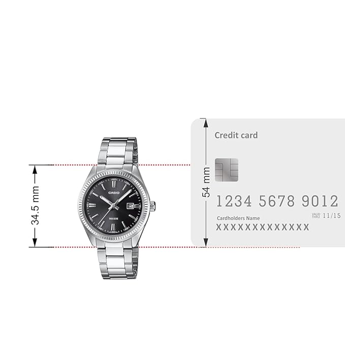 Casio ENTICER LADIES LTP-1302D-1A1VDF - A1535 STANDARD ANALOG WATCH