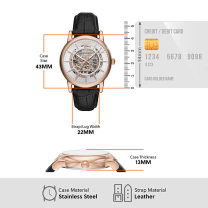 AR60007 | Emporio Armani Silver Luigi Watch For Men