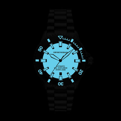 Emporio Armani Sea Explorer Automatic Stainless Steel Men Watch AR60084