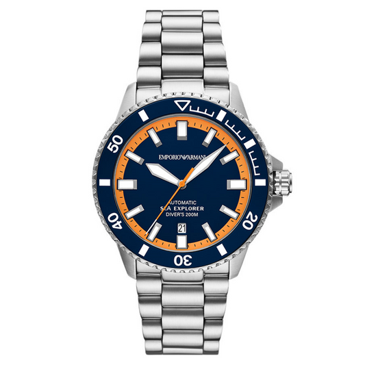 Emporio Armani Sea Explorer Automatic Blue Dial Men's Watch AR60090