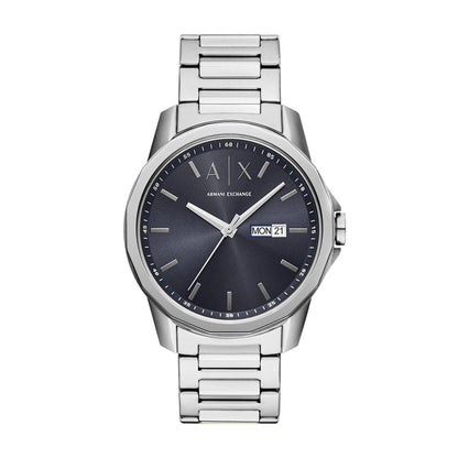 Armani Exchange Quartz Blue Dial Analog Stainless Steel Men's Watch AX1767