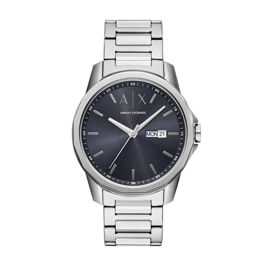 Armani Exchange Quartz Blue Dial Analog Stainless Steel Men's Watch AX1767