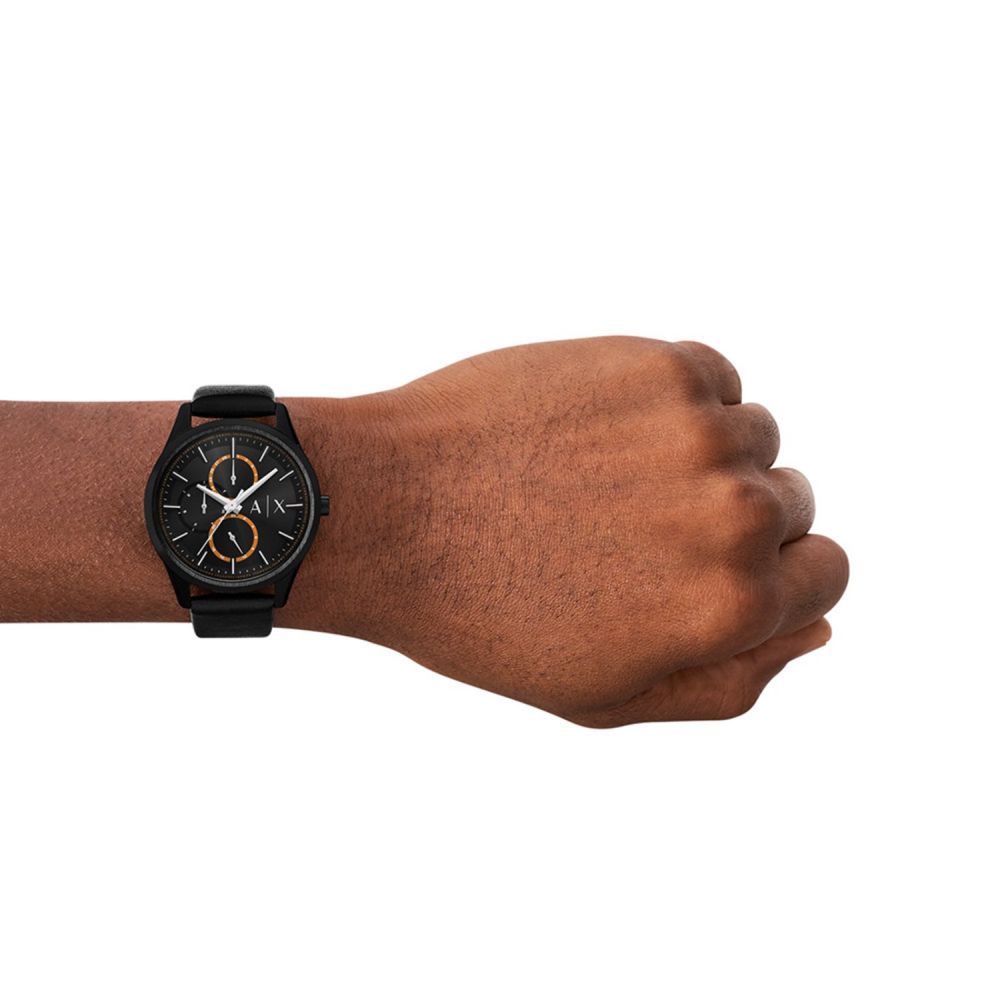 Armani Exchange Quartz Black Dial Chronograph Watch for Men - AX1886