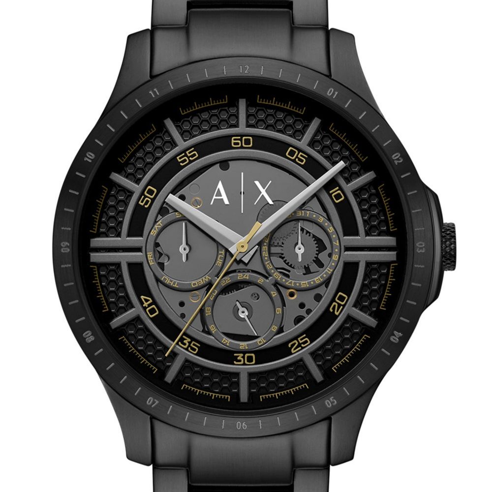Armani Exchange Quartz Black Dial Multifunction Analog Men's Watch AX2460