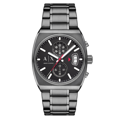 Armani Exchange Black Round Dial Analog Chronograph Men's Watch AX2823