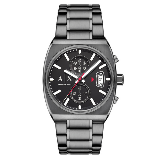 Armani Exchange Black Round Dial Analog Chronograph Men's Watch AX2823