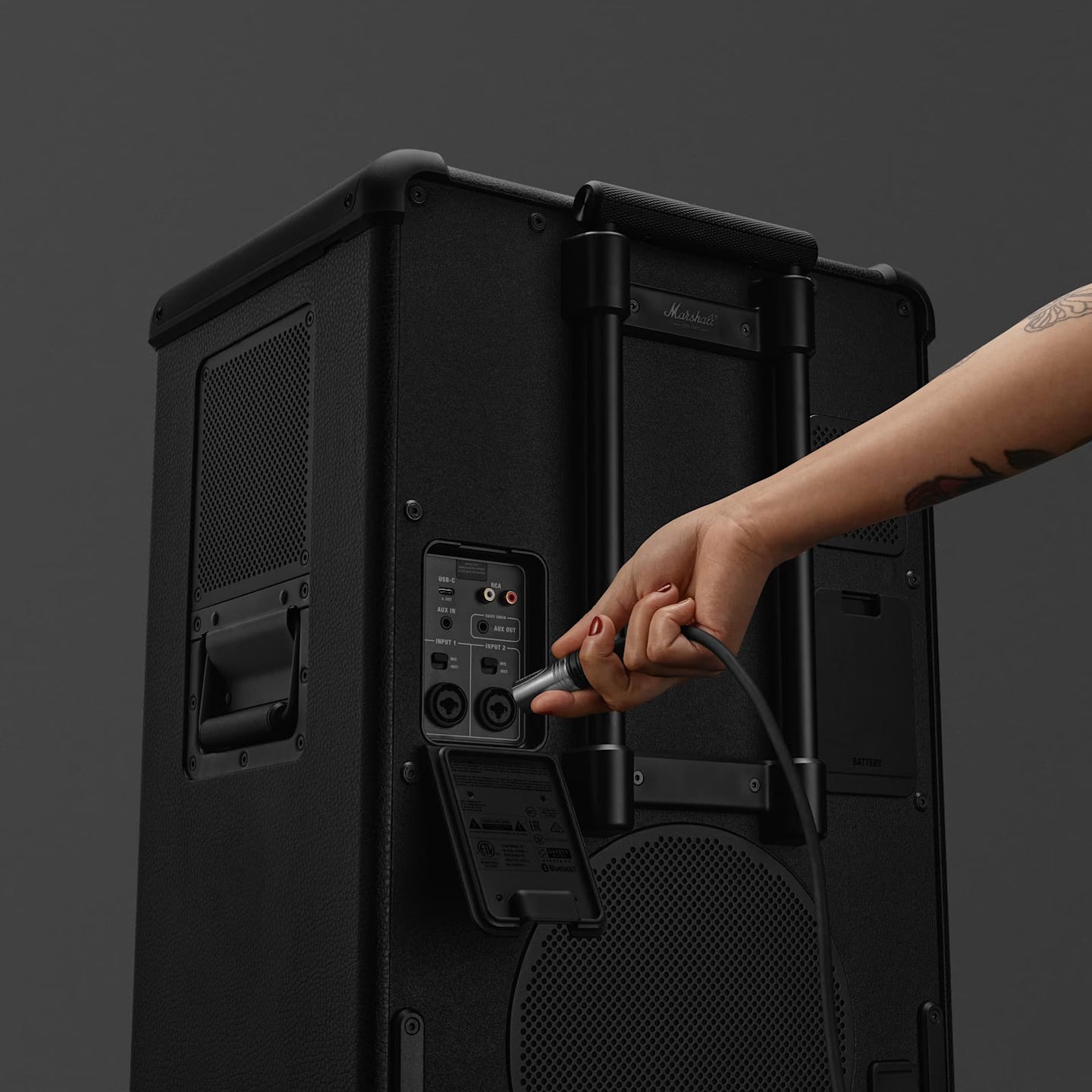 BROMLEY 750 5 Powerful party speaker with True Stereophonic 360° sound Black