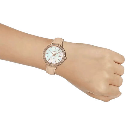 CASIO SHE-4052PGL-7BUDF SX246 Sheen Women's Analog Leather Watch