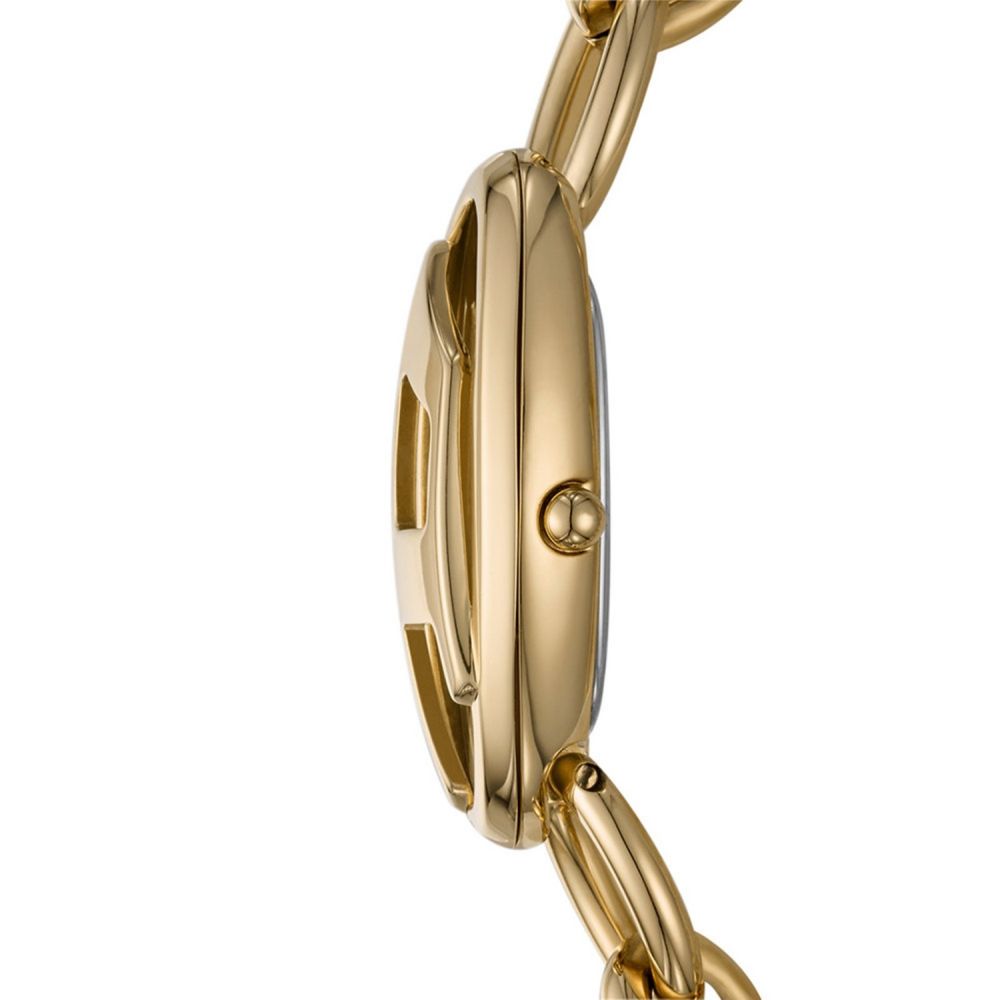 Diesel D-Era Quartz Gold Dial Analog Stainless Steel Women Watch DZ5611