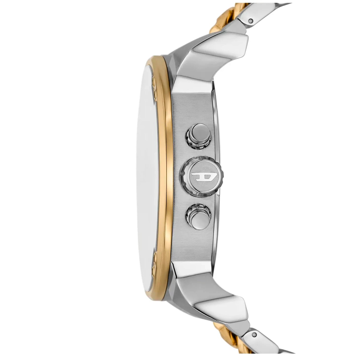 DZ7486 Diesel | Mr.Daddy 2.0 White Gold Tone Dial Watch (Men)