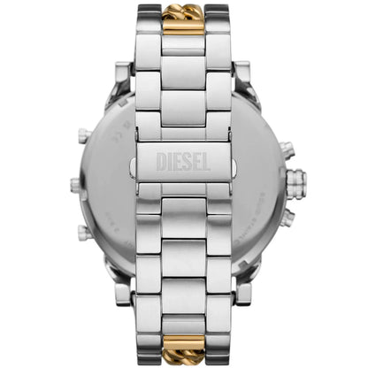 DZ7486 Diesel | Mr.Daddy 2.0 White Gold Tone Dial Watch (Men)