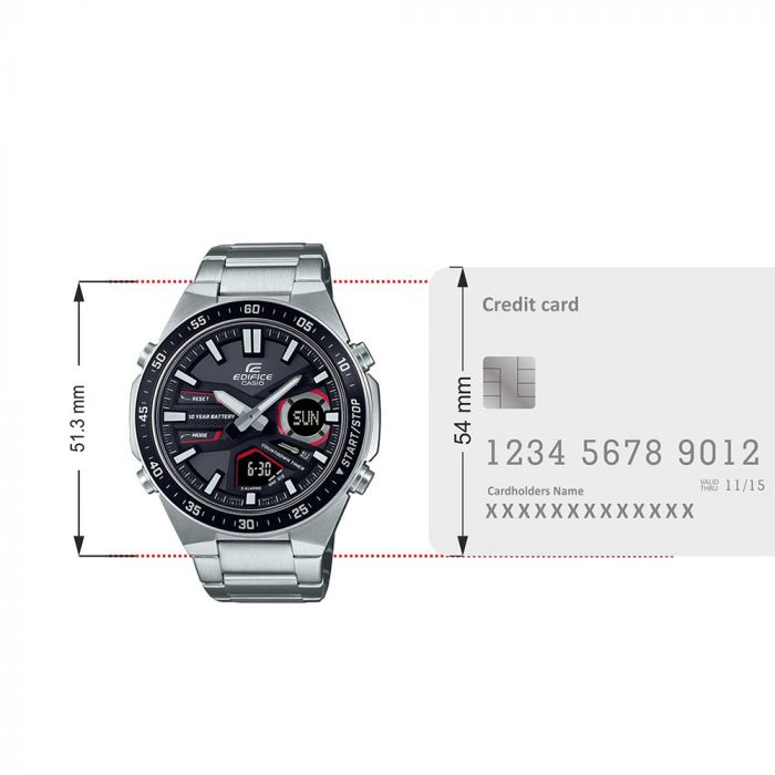 ED551 | CASIO Edifice Stainless Steel Men's Watch