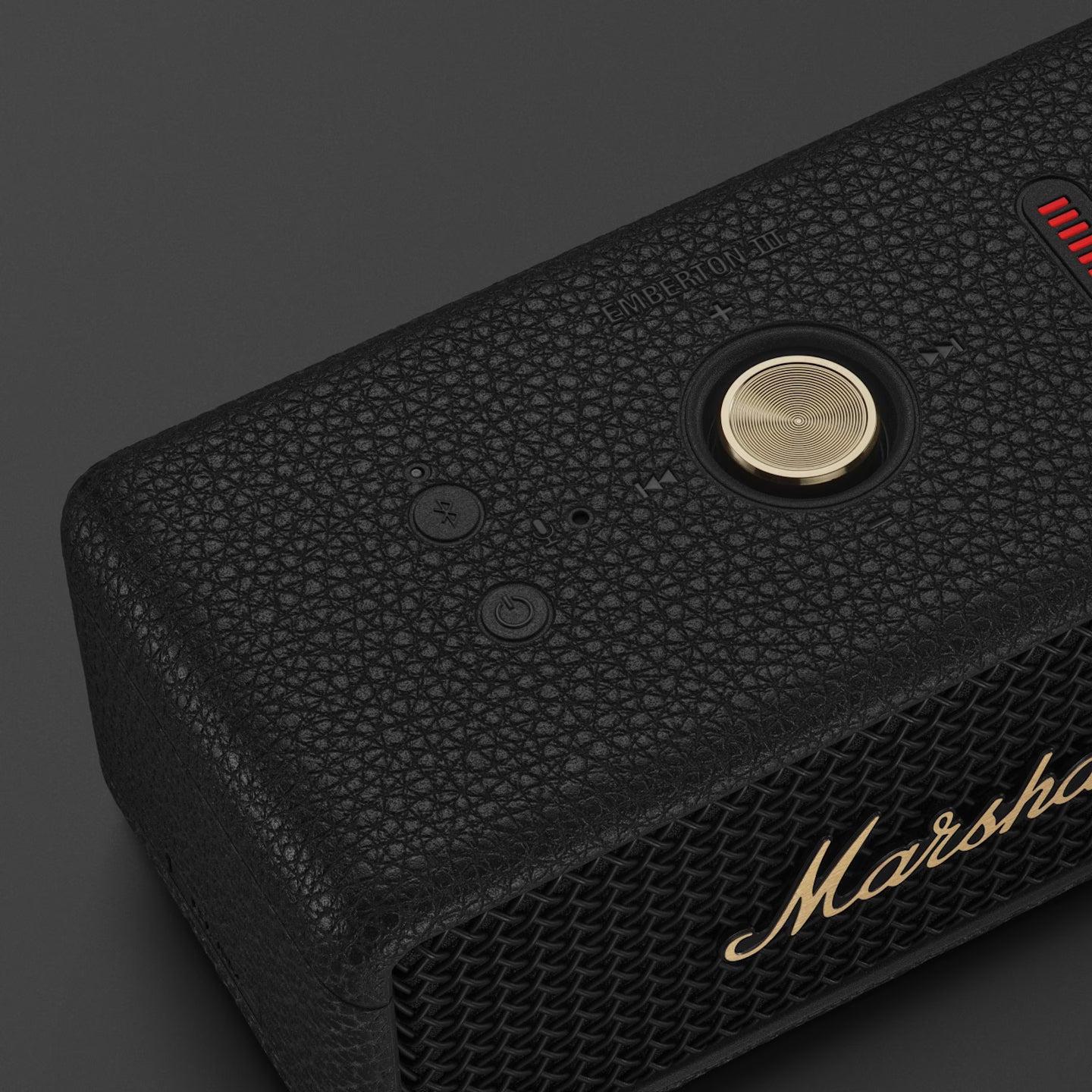 Marshall EMBERTON III Portable speaker Black and Brass