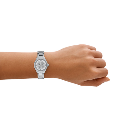 Fossil Gilmore Quartz Silver Dial Analog Stainless Steel Women's Watch ES5419