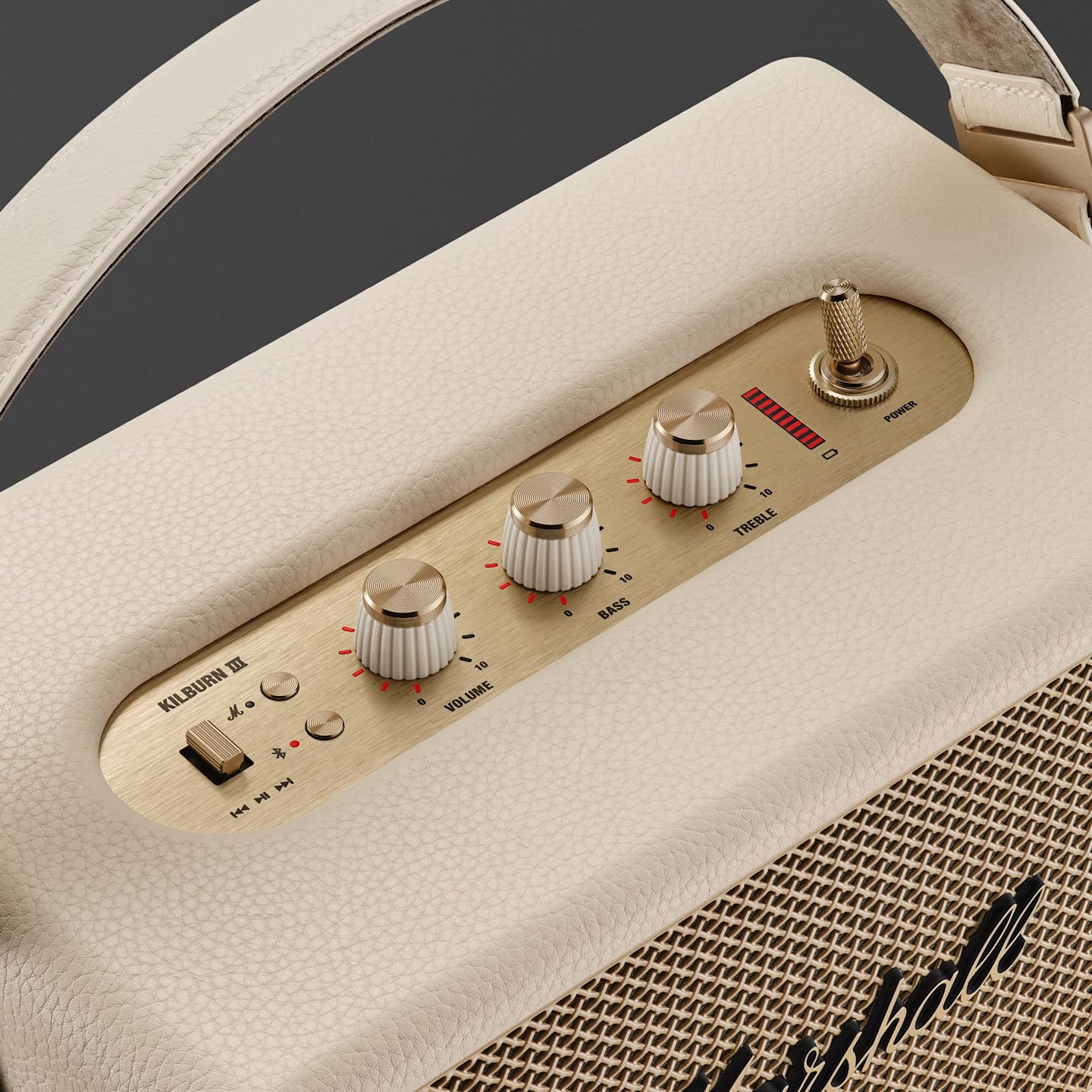 Marshall KILBURN III Wireless speaker with 50+ hours Playtime Cream