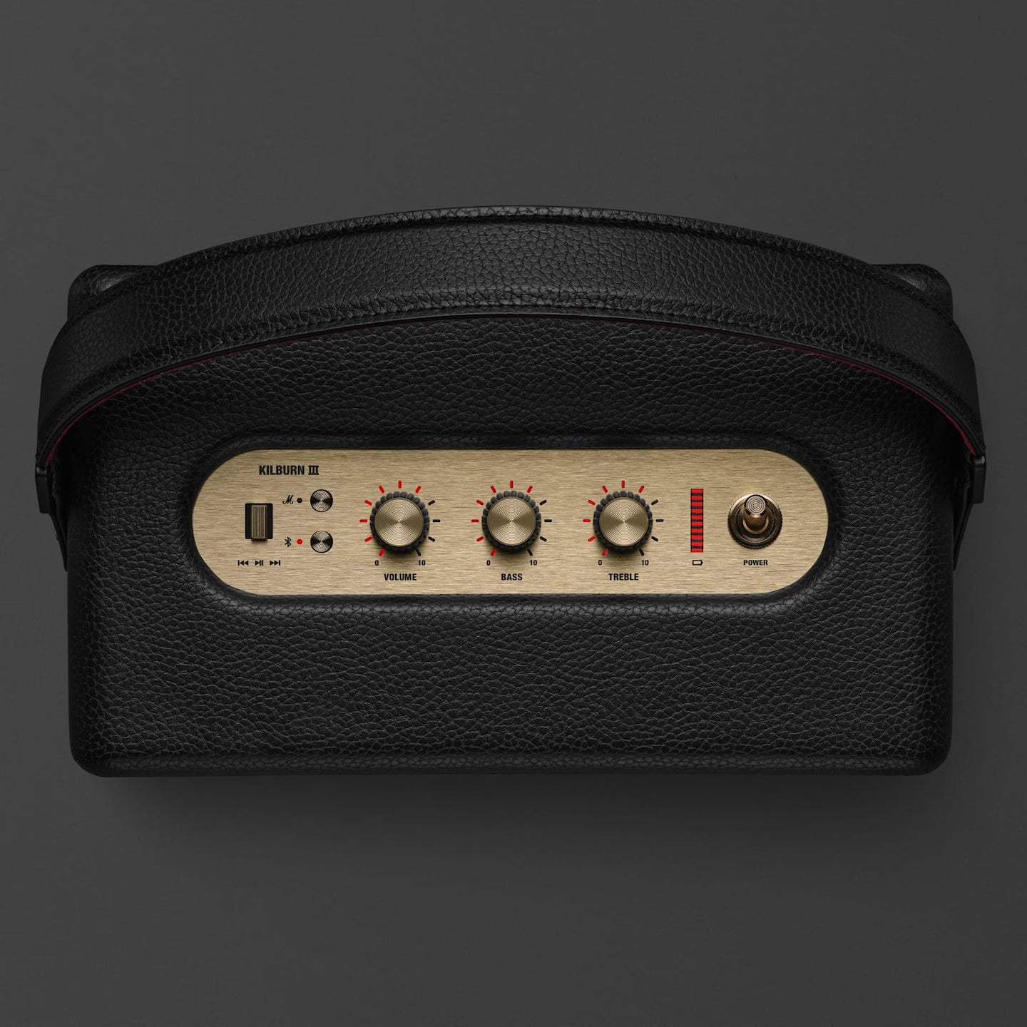 Marshall KILBURN III Wireless speaker with 50+ hours Playtime Black and Brass