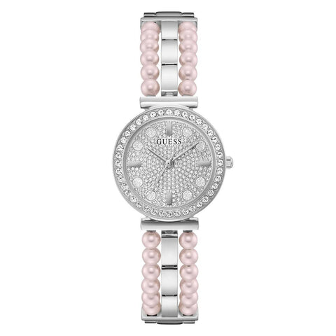 GUESS Silver Round Dial Analog Women's Watch GW0531L1 - Buy Now at Sai Creations Watches