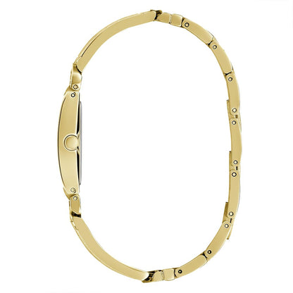 GUESS Mod Champagne Rectangle Dial Quartz Analog Women Watch GW0668L2