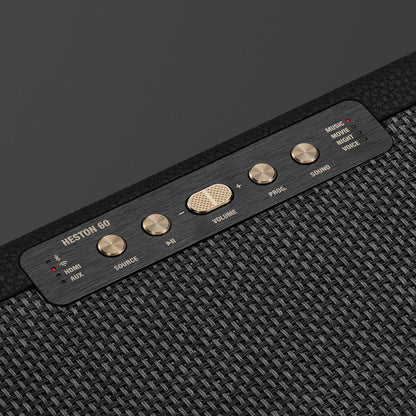 Marshall HESTON 60 TV soundbar with immersive Audio Black