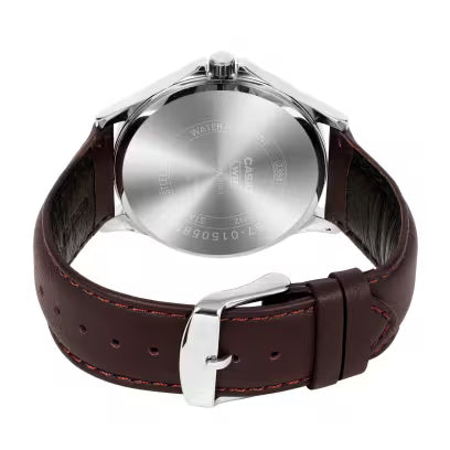 CASIO MTP-SN2KL-9A Beze Dial With Leather Strap Analog Men Watch A2457