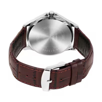 CASIO MTP-SN2KL-3A Green Dial With Leather Strap Analog Men Watch A2456