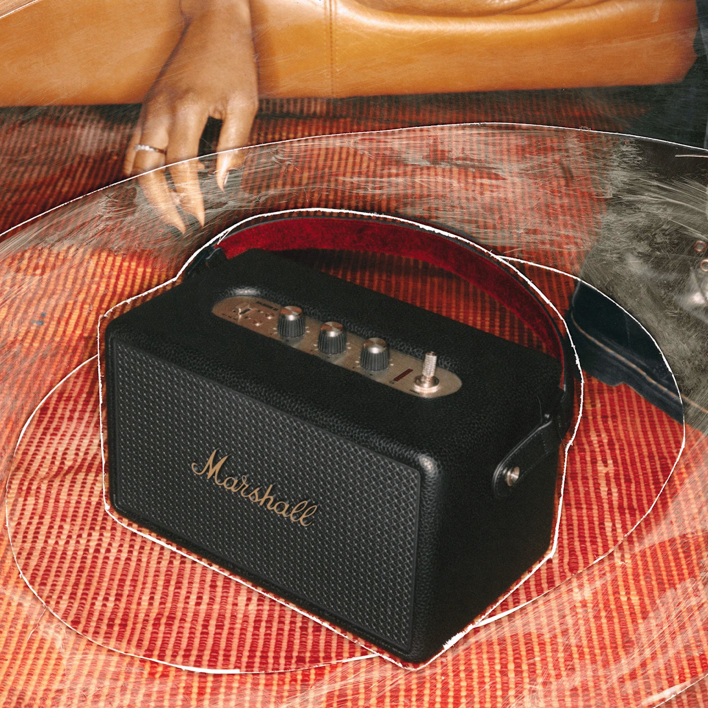 Marshall KILBURN III Wireless speaker with 50+ hours Playtime Black and Brass