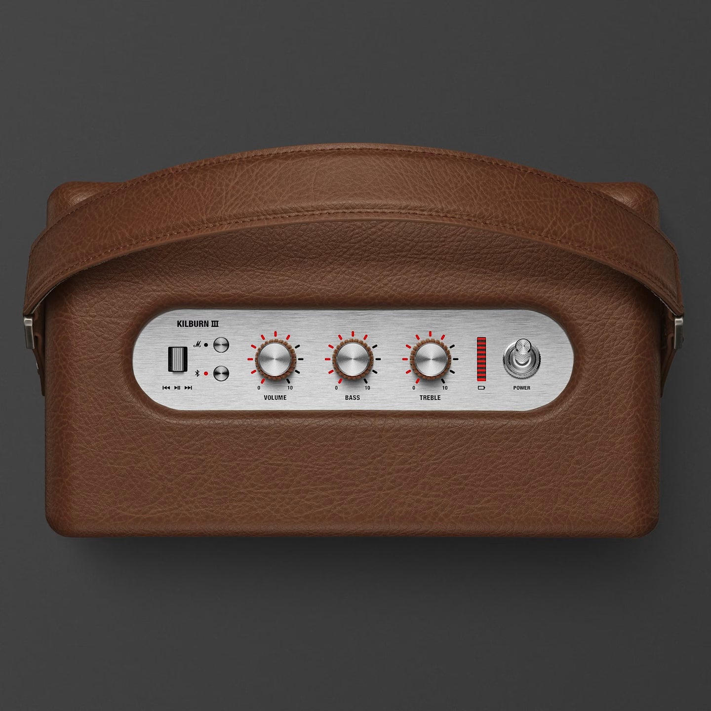 Marshall KILBURN III Wireless speaker with 50+ hours Playtime Brown