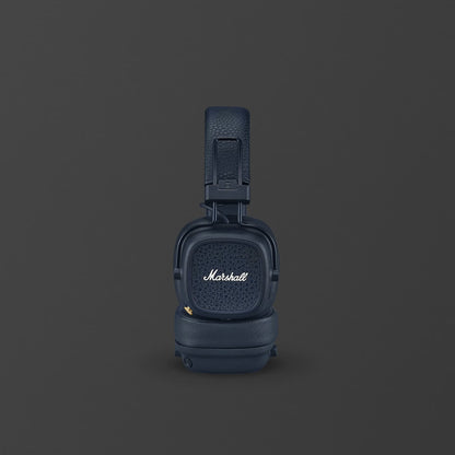Marshall MAJOR V Wireless on-ear headphones with 100+ hours of playtime Blue