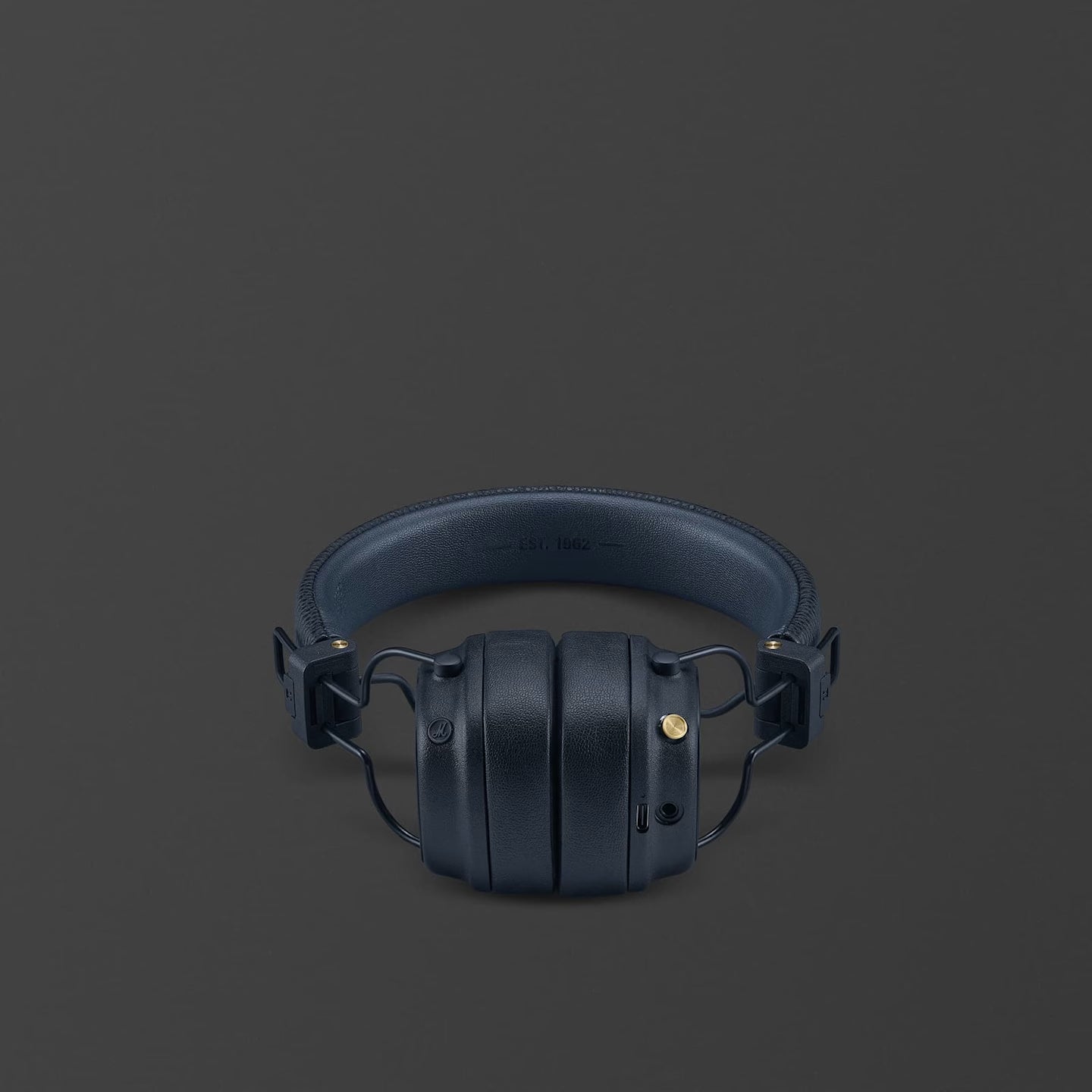 Marshall MAJOR V Wireless on-ear headphones with 100+ hours of playtime Blue