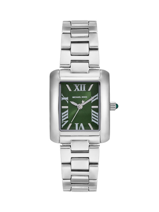 MK4832 Michael Kors | Green Sunray Dial Emery Silver Watch (Women)