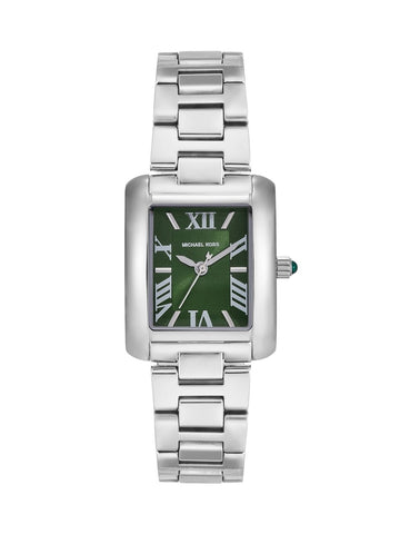 MK4832 Michael Kors | Green Sunray Dial Emery Silver Watch (Women) - Buy Now at Sai Creations Watches