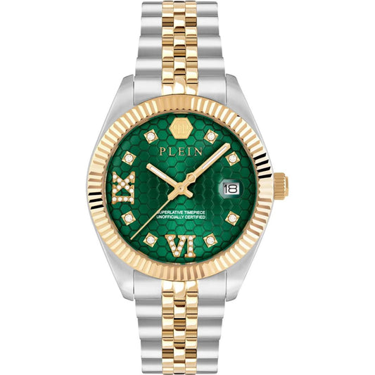 Philipp Plein Superlative Green Dial Analog Women's Watch PWYFA0225