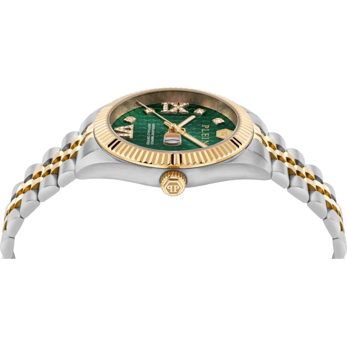 Philipp Plein Superlative Green Dial Analog Women's Watch PWYFA0225
